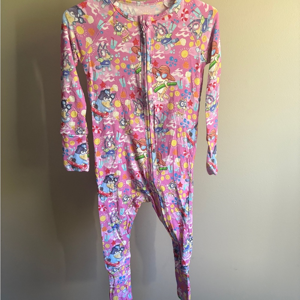 bluey pink zippy 6-12 months